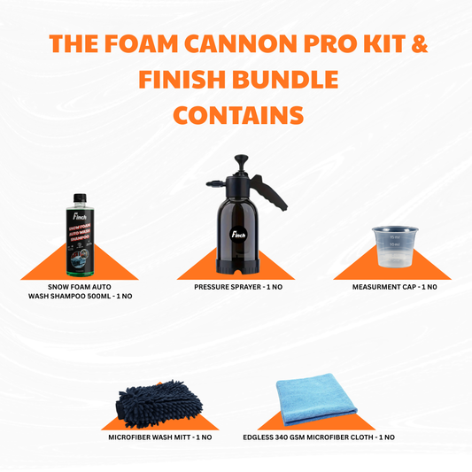 The Foam Cannon Pro Kit & Finish Bundle