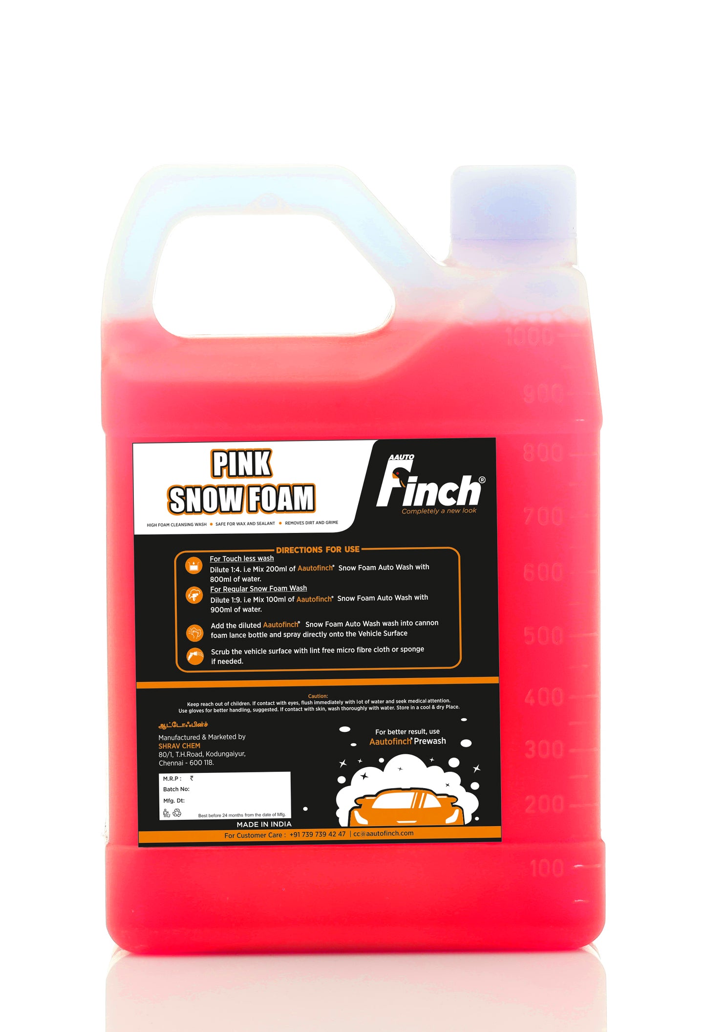 Color Snow Foam Auto Wash 1000ml